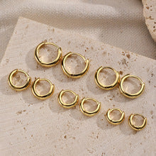 gold hoop earrings