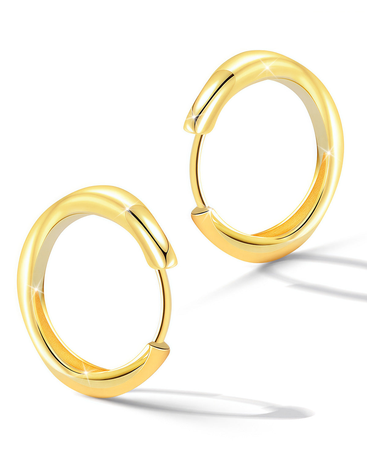 Classic Tunnel Mini Hoop Earrings - Molenia Jewelry