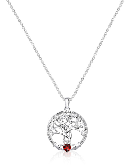 Tree of Life Silver  Necklace-Molenia Jewelry