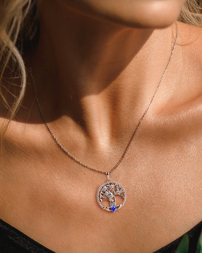 Tree of Life Silver Necklace-Molenia Jewelry - Molenia Jewelry