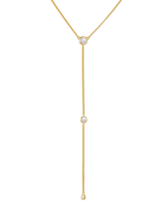 Y Chain Lariat Necklace - Molenia Jewelry